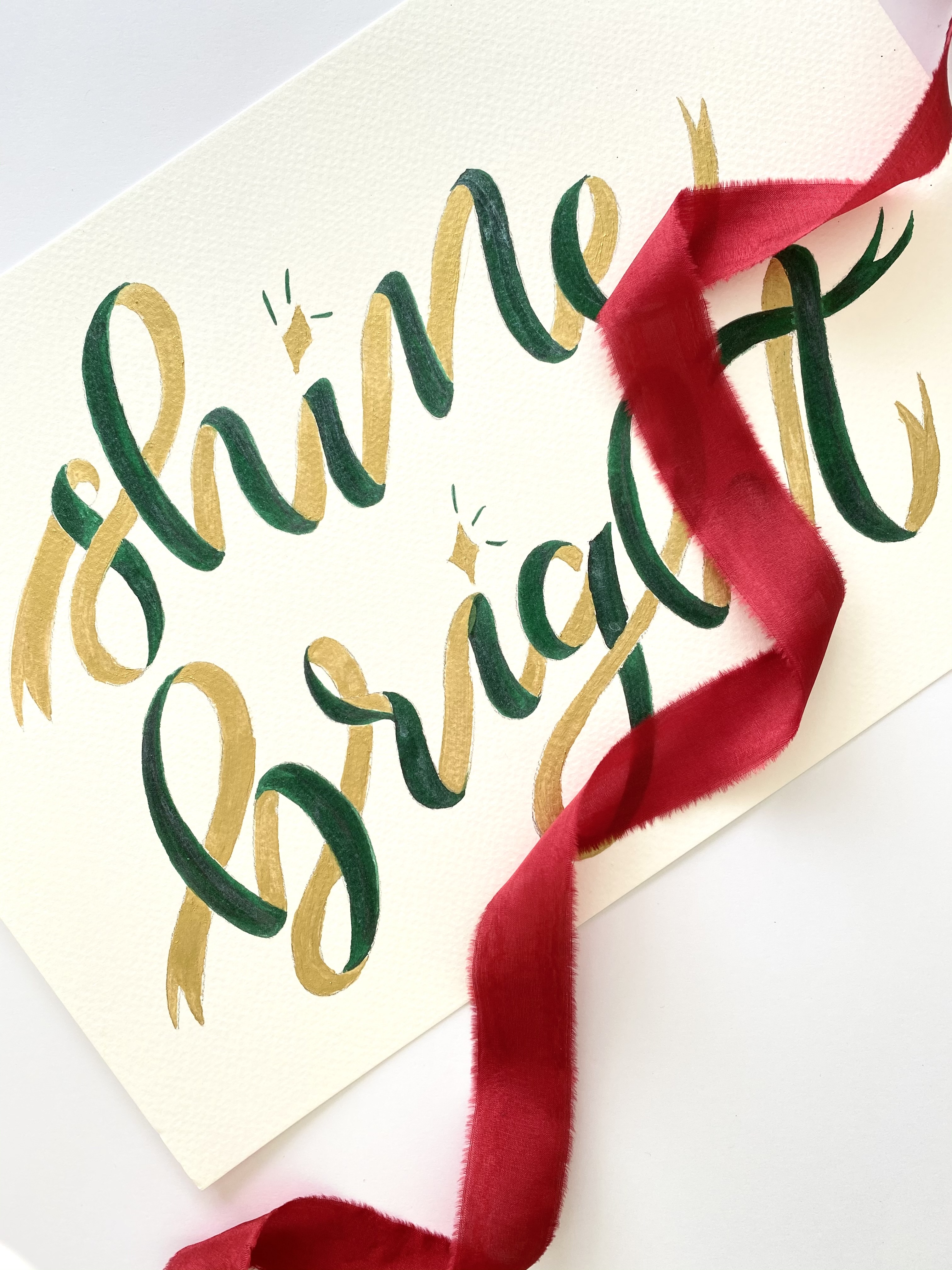 How to create...Beginner's Ribbon Lettering