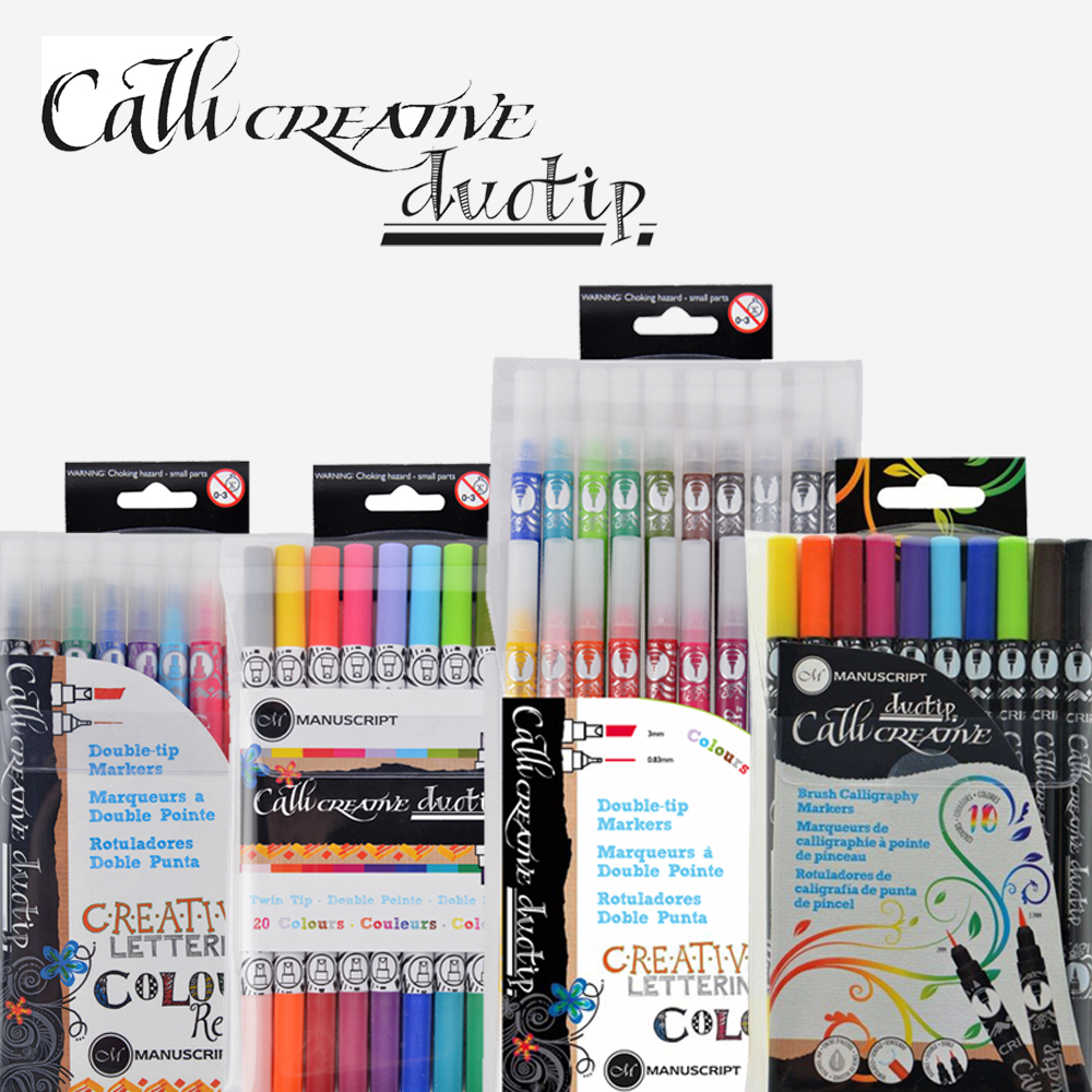 Manuscript Callicreative DuoTip Lettering Set 30 Colors